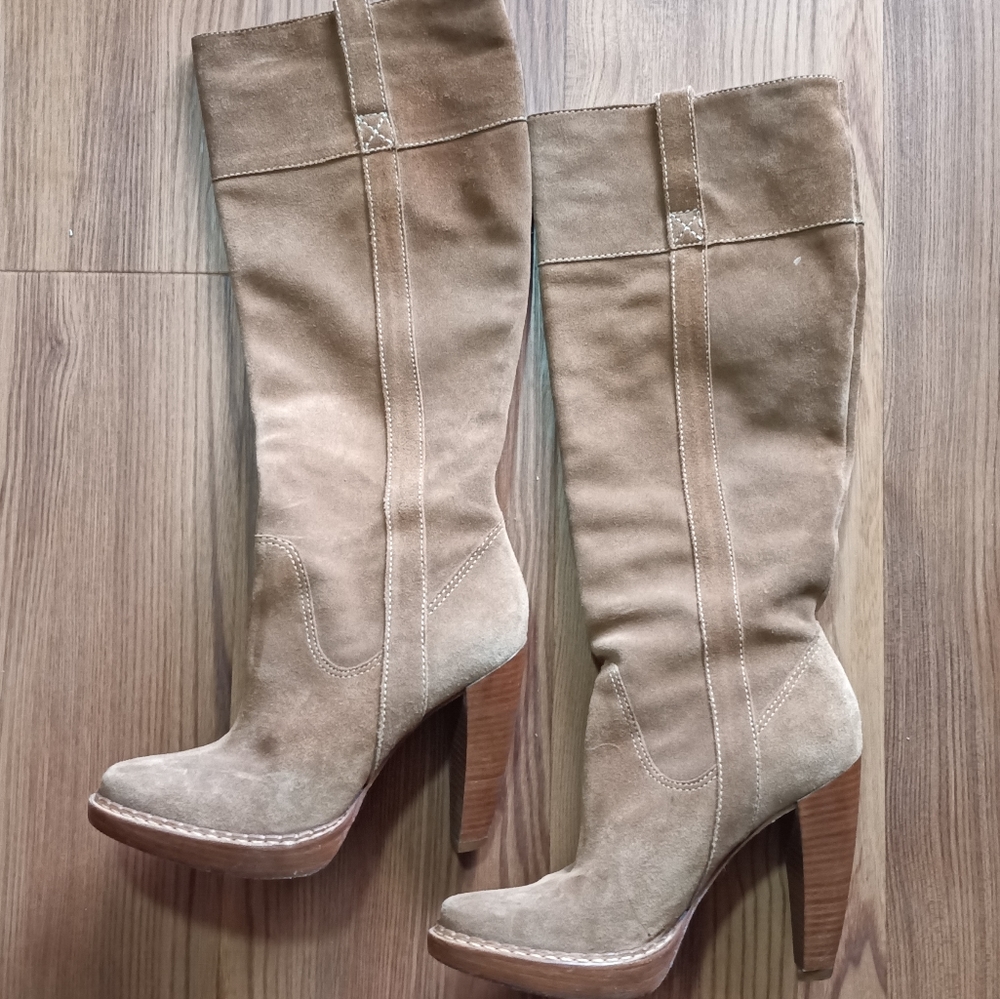 Michael Kors Suede Knee High Boot